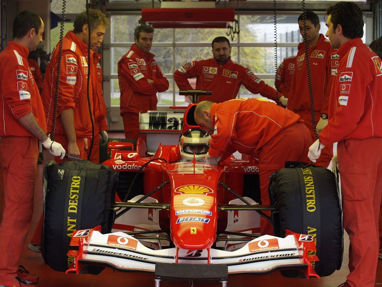 There was a surprise test driver yesterday at Ferrari's private Fiorano track.