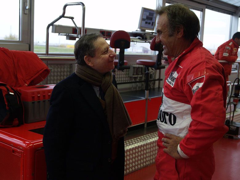 There was a surprise test driver yesterday at Ferrari's private Fiorano track.