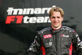 Albers took part in the Faenza squad’s Misano test last month, driving a 2004-specification Minardi Cosworth PS04B