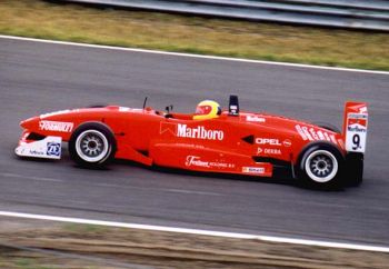 Christijan Albers is seen here at the wheel of Dallara F399 on his way to fourth place at the 1999 Marlboro Masters event at Zandvoort, an event he attended as German F3 Champion
