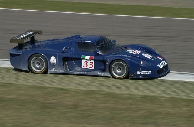 No33 AF Corse Maserati MC12 during Friday free practice at Imola