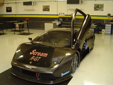 The first Lamborghini Murcielago R-GT is delivered to DAMS