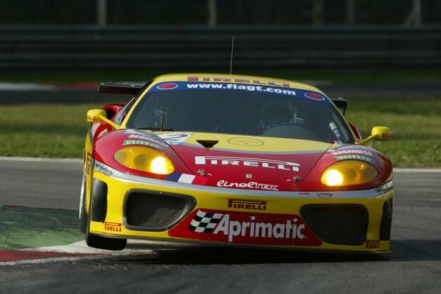 Last year saw Andrea Bertolini race an N-GT class JMB Racing Ferrari 360 Modena, seen here on his way to victory in the final round of the FIA GT Championship at Monza, partnered by Fabrizio De Simone, who will also be driving a Maserati MC12 at Imola next weekend