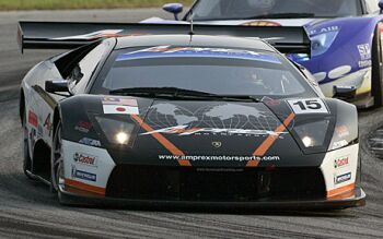 Amprex Motorsports Lamborghini Murcielago R-GT at Sepang last month. Photo: JGTC.