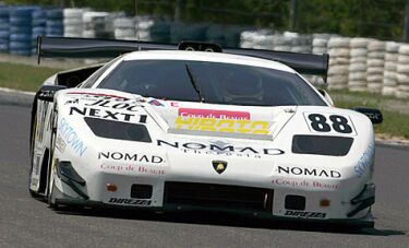 The JLOC Lamborghini Murcielago R-GT last time out at Tokachi