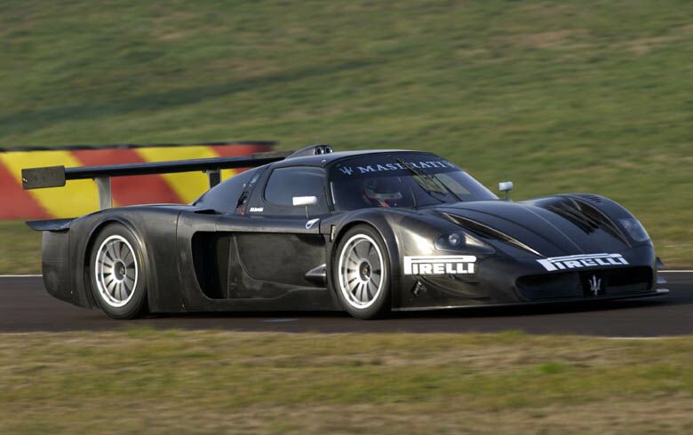 Maserati's new sportscar, codename MCC, at Fiorano.