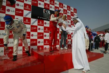 FIA European Touring Car Championship action from the Dbai Autodrome