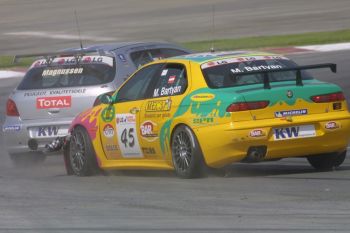 FIA European Touring Car Championship action from the Dbai Autodrome
