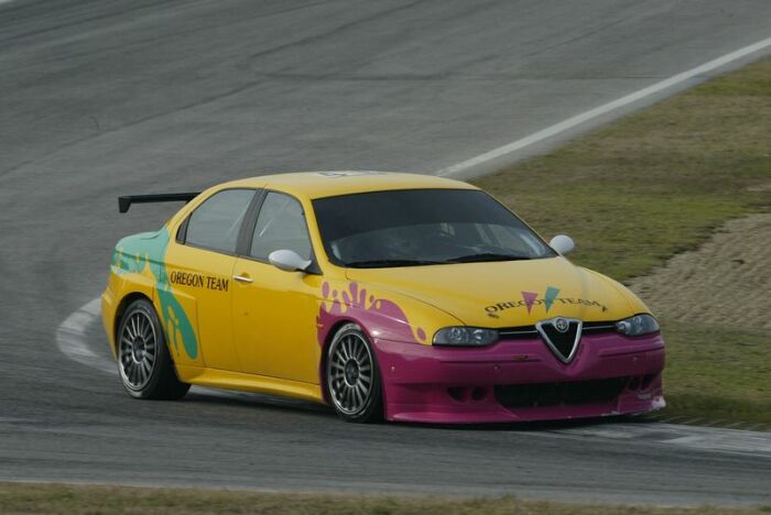 Alfa Romeo at the FIA ETCC test at Imola