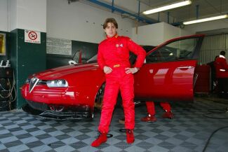 Augusto Farfus in his first test for Alfa Romeo earlier this month at Misano