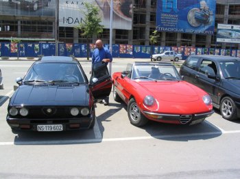 The Alfa Romeo Club of Serbia's most recent gathering was held in Novi Sad on 12th June and was attended by a number of Alfa Romeo owners, with the ranks being swelled by fans