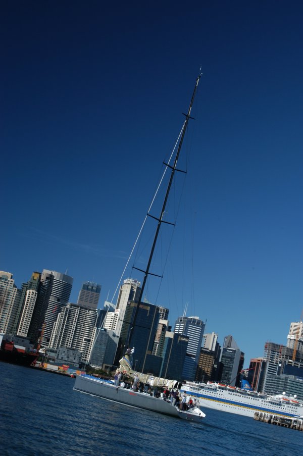 Alfa Romeo Maxi Yacht - Maiden Voyage, Sydney Harbour - 22nd July 2005