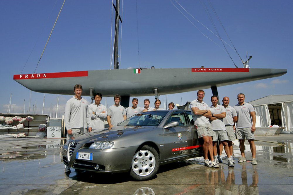 Alfa Romeo is an official supplier to the Luna Rossa Challenge, as it gears up for the 32nd America's Cup in Valencia in 2007