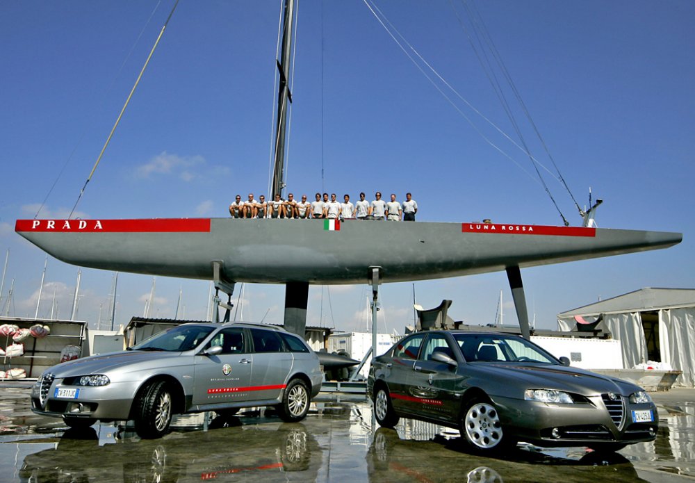 Alfa Romeo is an official supplier to the Luna Rossa Challenge, as it gears up for the 32nd America's Cup in Valencia in 2007