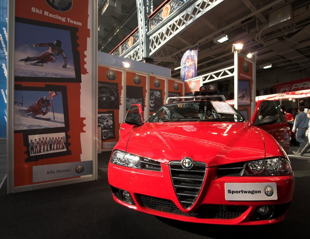 Alfa Romeo at the 2005 Daily Mail Ski and Snowboard Show, Olympia, London