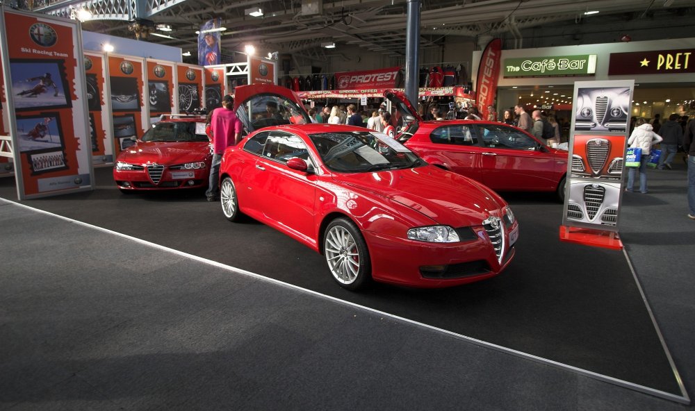 Alfa Romeo at the 2005 Daily Mail Ski and Snowboard Show, Olympia, London