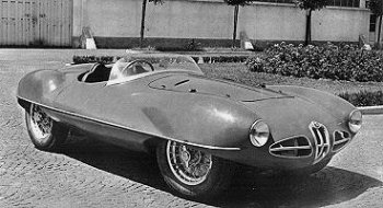 The C52 'Disco Volante' was designed for motorsport use by Touring, with just three being created. The first car, a Spider, arrived in 1952 while a the second, a 'narrow waist' Spider, and a Coupe, were built the following year. Powered by a 158bhp all-alloy 1997.4cc DOHC engine, the mechanicals were based on the popular Alfa Romeo 1900. The chassis was tubular in construction and its wheelbase was 2220mm.