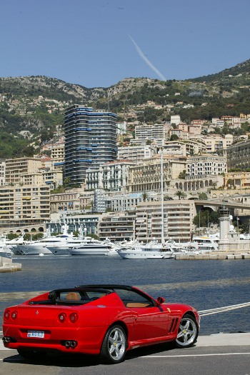 Ferrari Superamerica press drive Monte Carlo