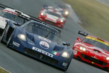 The auction will also include a Maserati MC12 factory car, chassis number 071, which won the 2004 FIA GT championship race at Oschersleben (above), giving the first victory to Maserati at a major international race in 37 years