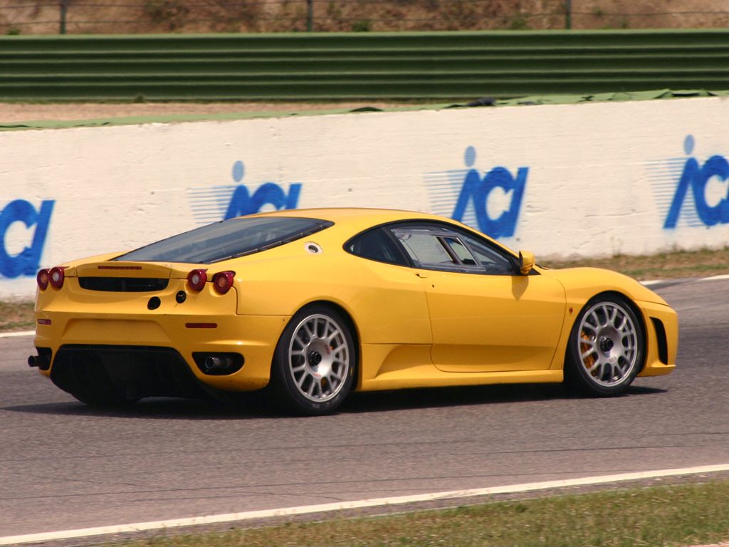 A prototype Ferrari F430 Challenge was caught recently undertaking development testing at the Vallelunga circuit.