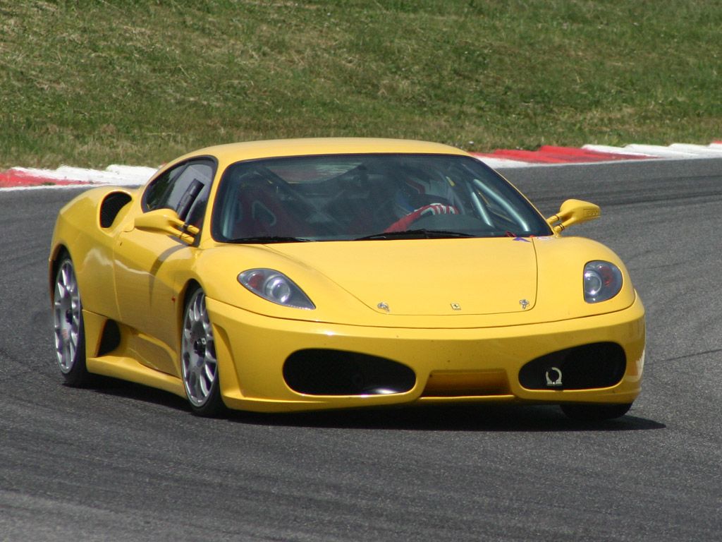 A prototype Ferrari F430 Challenge was caught recently undertaking development testing at the Vallelunga circuit.
