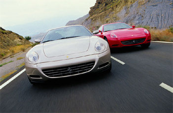 The new Ferrari AWD system uses a transaxle, such as the one found on the 612 Scaglietti