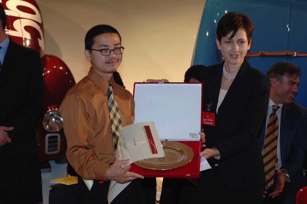 Alcoa announced today that it has awarded Shigenori Maeda, a design student from the College for Creative Studies of Detroit, a special design prize for Excellence in Design for Aluminum, for his model "612 Lafayette" Ferrari