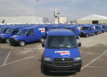 Pepsi-Cola, the multinational drinks company, has ordered 600 commercial vehicles from Fiat for its fleet in Spain, split between the Dobl and Punto Van