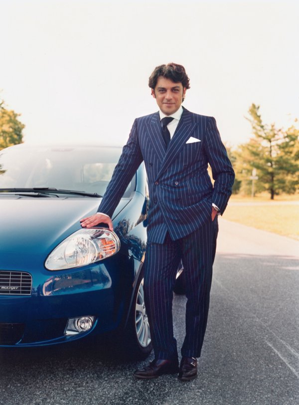 Luca de Meo with the Fiat Grande Punto