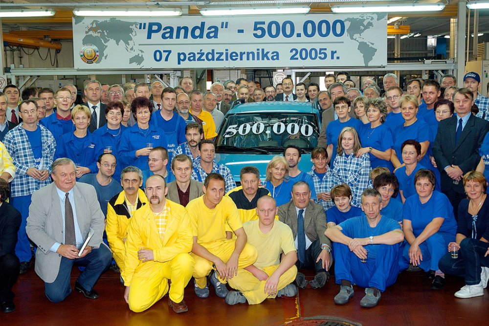 Today, the Fiat Panda passed the milestone of 500,000 units manufactured
