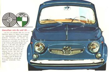 Magna Steyr's long production history has also included a previous involvement with Fiat, when they built the iconic Fiat 500 under license as the Puch 500