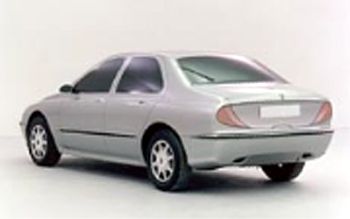 Fumia’s original sketches and models for the Lancia Lybra, dating from 1992 on, showed a clear resemblance to the 1995 Lancia Y, which was penned at around  the  same  time.