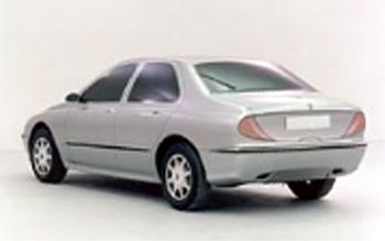 Fumia’s original sketches and models for the Lancia Lybra, dating from 1992 on, showed a clear resemblance to the 1995 Lancia Y, which was penned at around the same time.