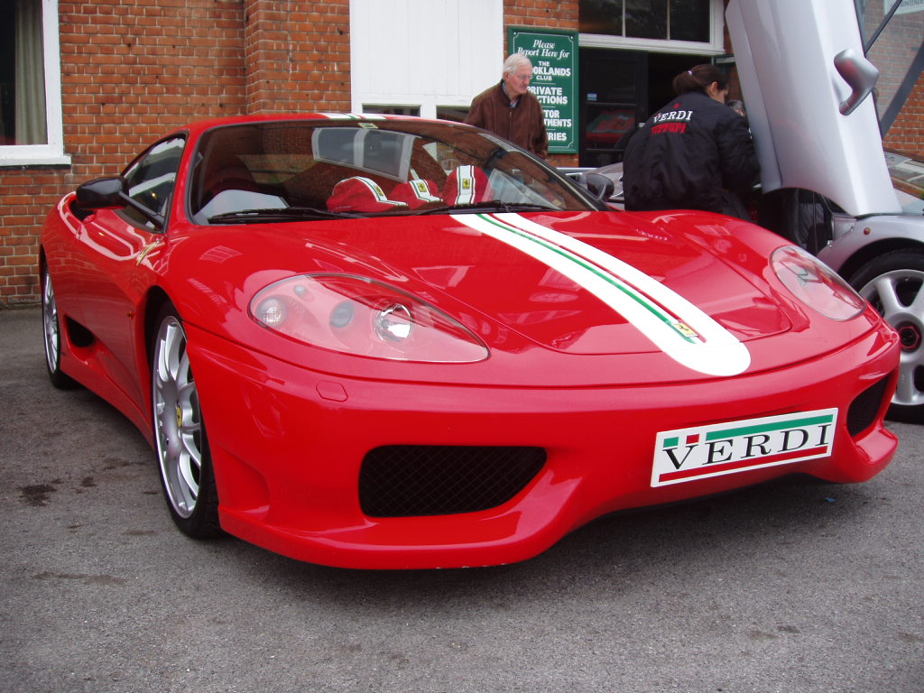 Ferrari at 2005 Auto Italia 'Spring Italian Car Day' at Brooklands
