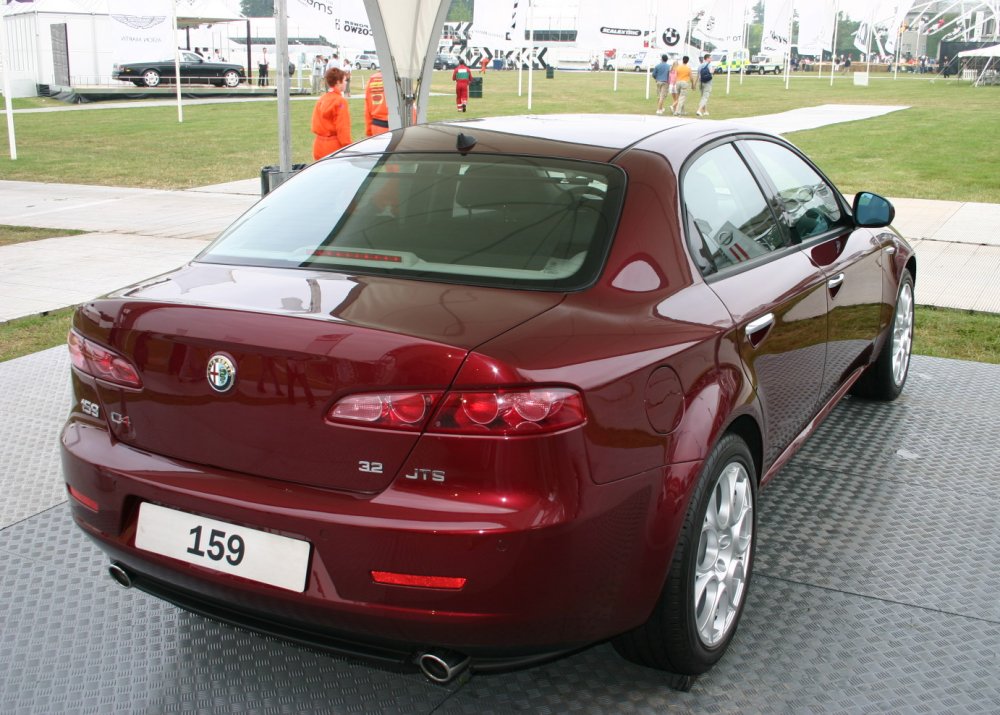 Alfa Romeo 159 3.2 JTS Q4 at the 2005 Goodwood International Festival of Speed