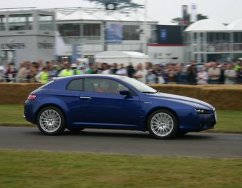 Alfa Romeo chose the three day Goodwood Festival of Speed, held over this weekend, to unleash their potent new Brera sportscar in public eye for the first time