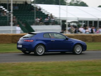 Alfa Romeo chose the three day Goodwood Festival of Speed, held over this weekend, to unleash their potent new Brera sportscar in public eye for the first time