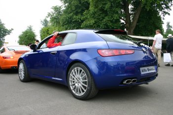 Alfa Romeo chose the three day Goodwood Festival of Speed, held over this weekend, to unleash their potent new Brera sportscar in public eye for the first time