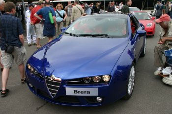 Alfa Romeo chose the three day Goodwood Festival of Speed, held over this weekend, to unleash their potent new Brera sportscar in public eye for the first time