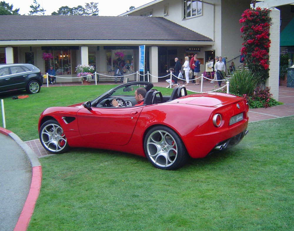 Alfa Romeo 8c Spider at the 2005 Pebble Beach Concours d'Eleganza