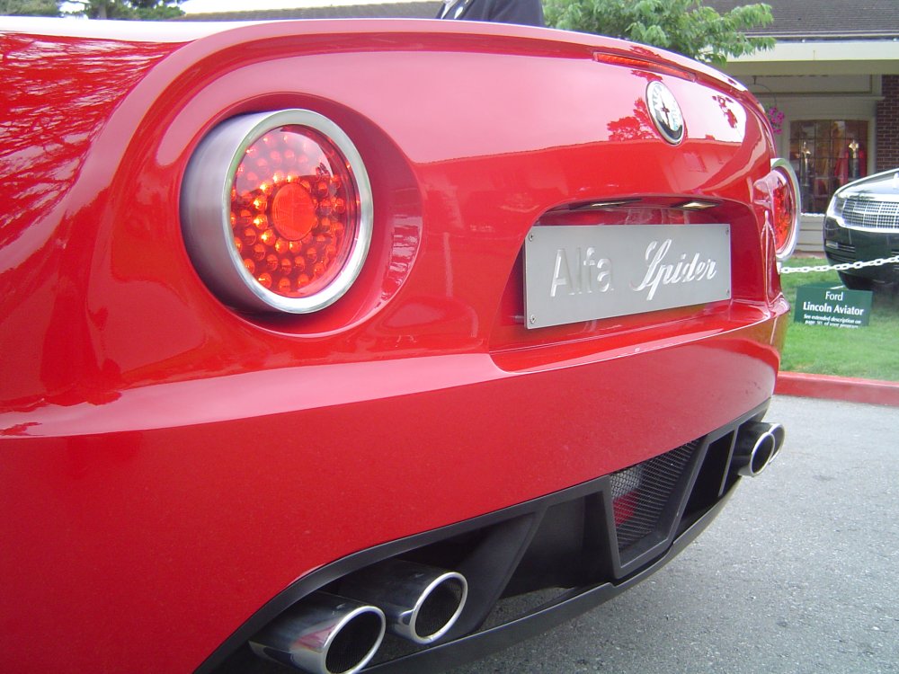 Alfa Romeo 8c Spider at the 2005 Pebble Beach Concours d'Eleganza