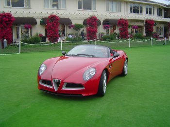 click here for Alfa Romeo 8c Spider at the 2005 Pebble Beach Concours d'Eleganza