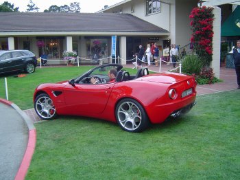 click here for Alfa Romeo 8c Spider at the 2005 Pebble Beach Concours d'Eleganza