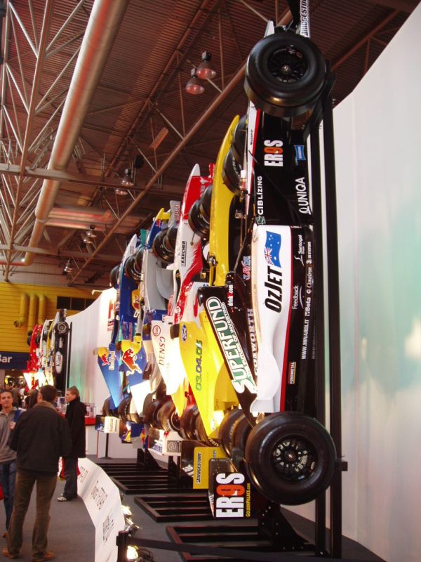 Minardi PS04B at the 2005 Autosport International in Birmingham