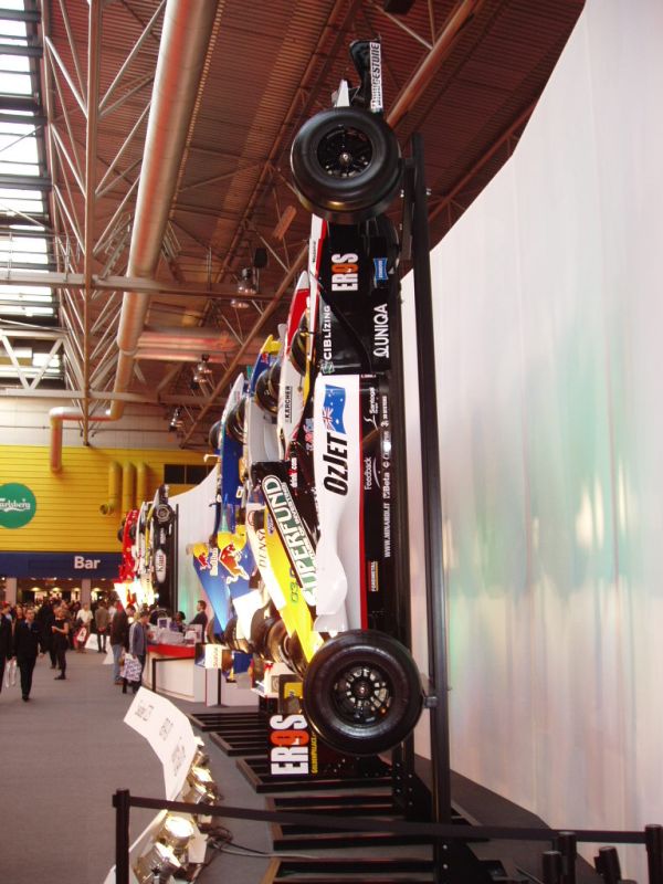 Minardi PS04B at the 2005 Autosport International in Birmingham