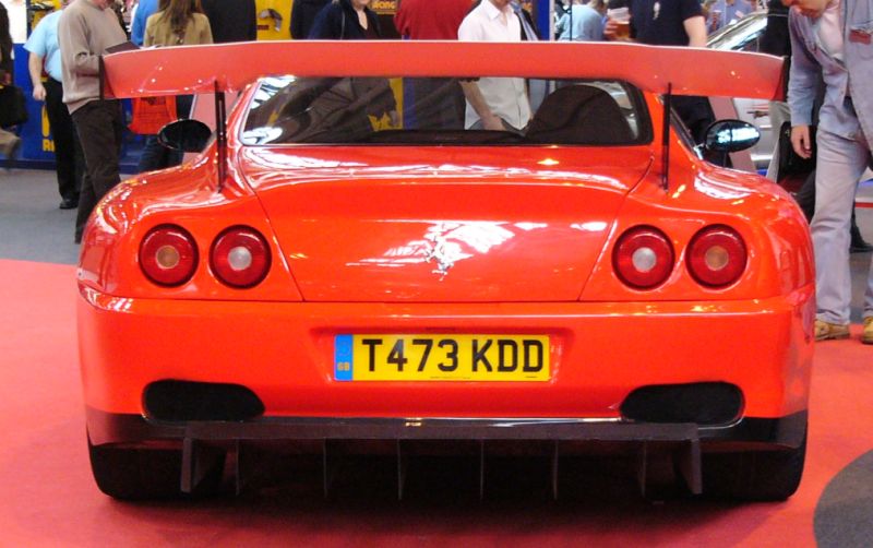 ESMotorsport Ferrari 550 LM at the 2005 Autosport International in Birmingham