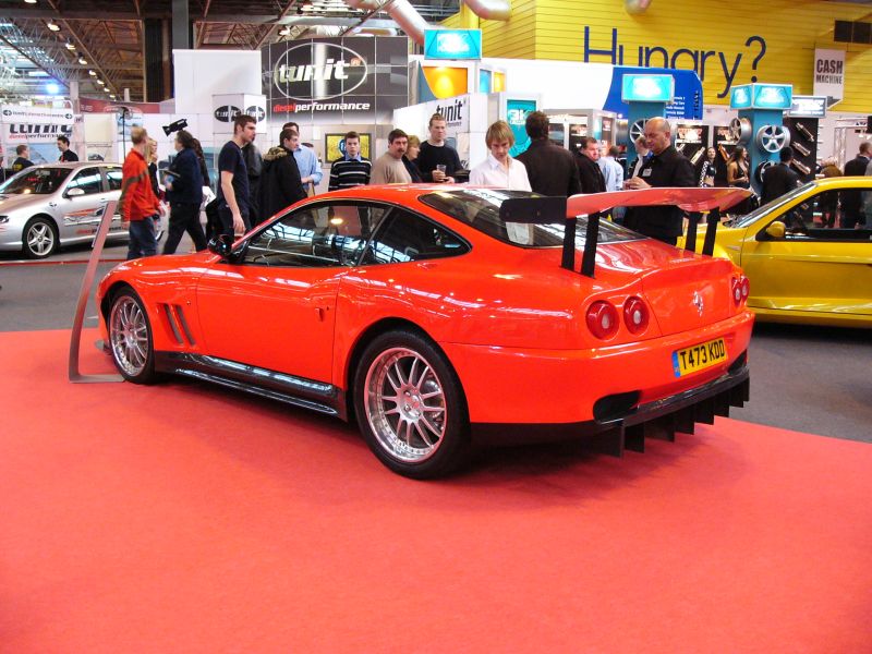 ESMotorsport Ferrari 550 LM at the 2005 Autosport International in Birmingham