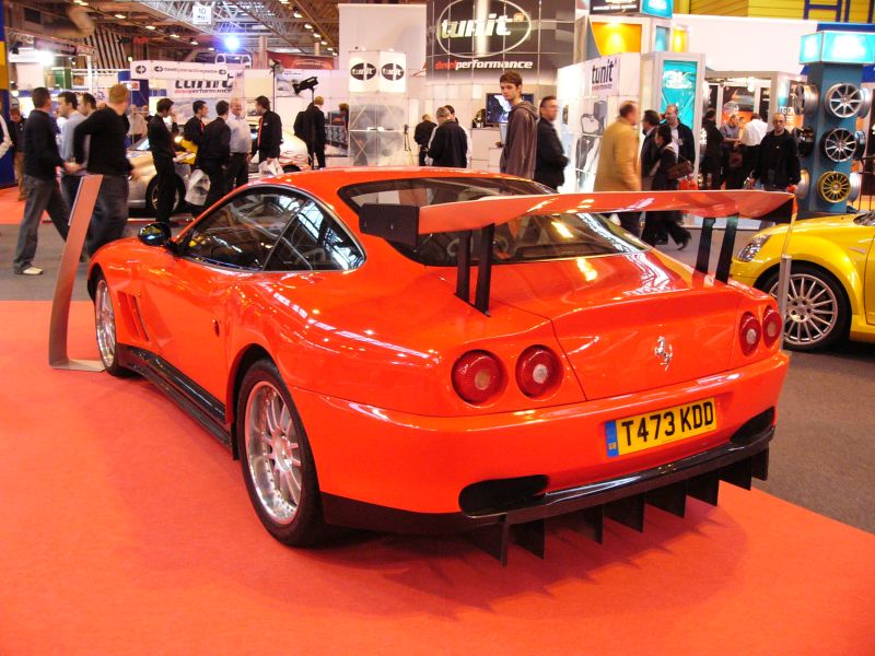 ESMotorsport Ferrari 550 LM at the 2005 Autosport International in Birmingham