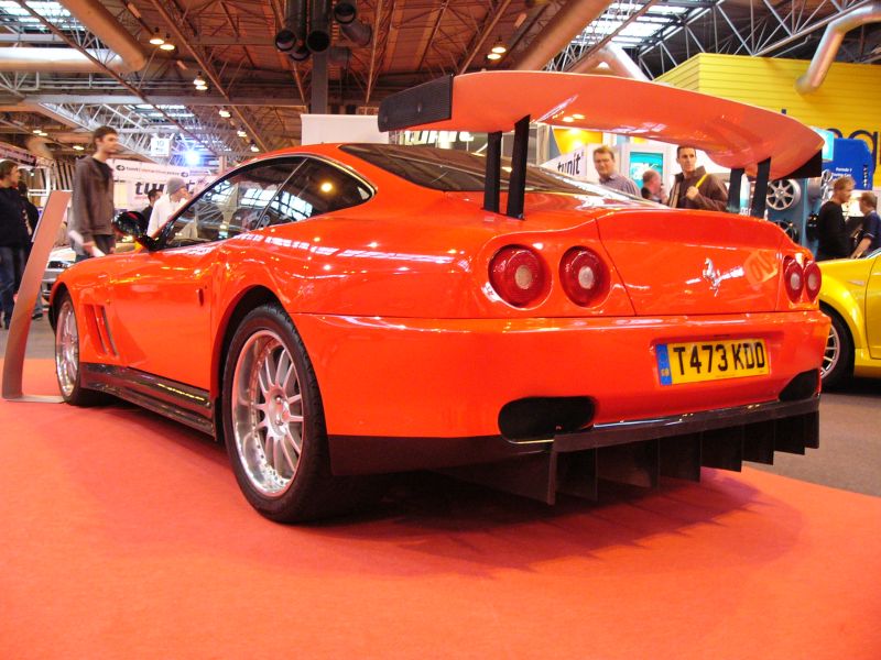 ESMotorsport Ferrari 550 LM at the 2005 Autosport International in Birmingham