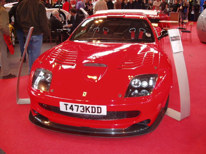 ESMotorsport Ferrari 550 LM at the 2005 Autosport International in Birmingham